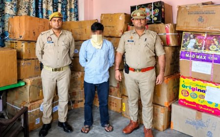 मुजफ्फरनगर में 500 किलो अवैध पटाखे बरामद, 25 लाख रुपये का माल जब्त