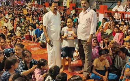 दुर्गा पंडाल में सामान्य ज्ञान प्रतियोगिता:सिकंदरा में बच्चों को मिला सम्मान, शिक्षा के प्रति बढ़ाया गया रुझान