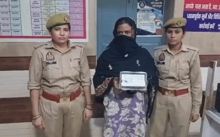 सहारनपुर में 50 लाख की स्मैक के साथ महिला अरेस्ट:251 ग्राम नशीला पदार्थ बरामद, पुलिस खंगाल रही तस्करी के नेटवर्क से जुड़े संपर्क