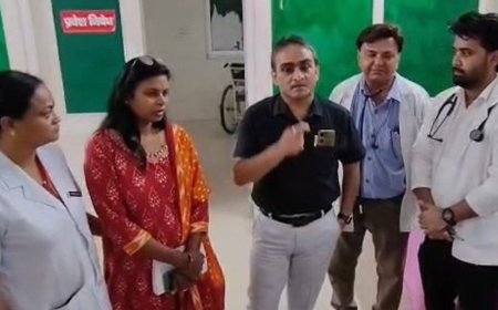 जिला अस्पताल में कायाकल्प टीम को गंदगी मिली:स्वास्थ्य सेवाओं और व्यवस्थाओं का जायजा लिया, सफाई पर जताई नाराजगी