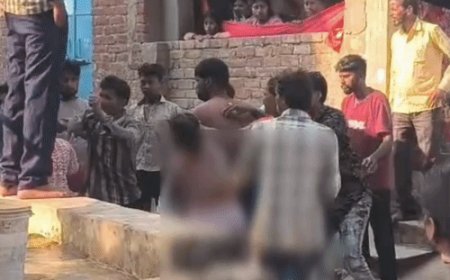 घर में घुसकर बुजुर्ग दंपती से मारपीट का आरोप, VIDEO:फतेहपुर में बेटे ने दी जान से मारने की धमकी देने की शिकायत