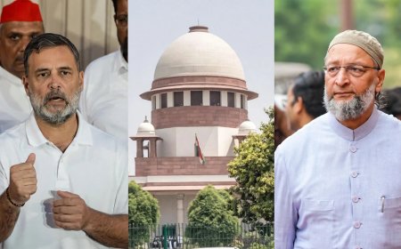 राहुल गांधी की याचिका दर्ज, 26 अक्टूबर को सुनवाई संभव; ओवैसी भी पहुंचे सुप्रीम कोर्ट