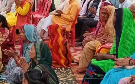 अमेठी में संगीतमय शिव महापुराण कथा:गणेश कार्तिकेय जन्म प्रसंग पर चर्चा, भजन कीर्तन संग वितरित हुआ प्रसाद