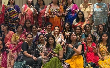 श्याम नगर में डांडिया नाइट:डॉ. प्रतिमा मिश्रा सहित कई महिलाओं ने आयोजन में उत्साहपूर्वक लिया भाग