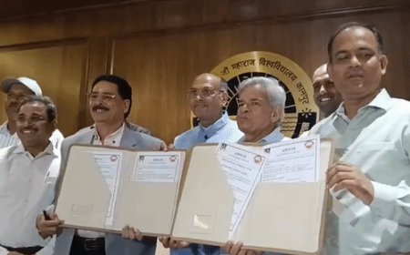 CSJMU में बीसीसीआई के मैच होंगे, क्रिकेट एकेडमी चलेगी:यूपीसीए और विवि के बीच 10 साल के लिए हुआ समझौता