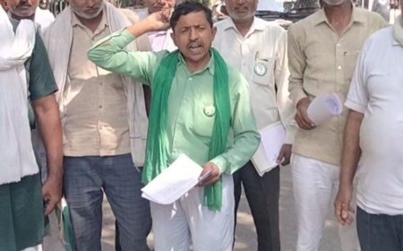 भाकियू ने अन्ना गोवंश से निजात दिलाने की मांग की:मुआवजा, सस्ता बीज और आलू किसानों को राहत की भी मांग