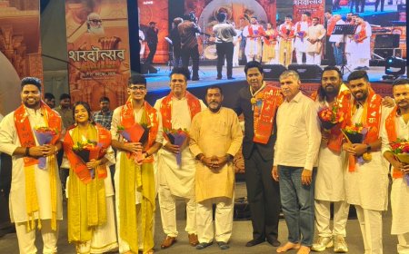 चित्रकूट में तीन दिवसीय शरदोत्सव का समापन:मैहर वाद्यवृंद ने मोहा मन, शास्त्रीय और लोक संगीत की जुगलबंदी पर झूमे श्रोता