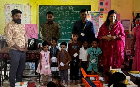 कानपुर में गांधी जयंती सेवा अभियान:रोचक गतिविधियों से सीखी व्यक्तिगत सफाई, नियमित स्नान हाथ धोने पर जोर