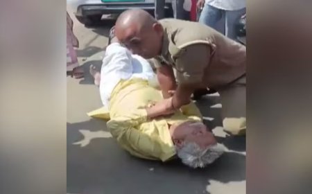 लखनऊ में सिपाही बना फरिश्ता, सीपीआर देकर बचाई बुजुर्ग की जान