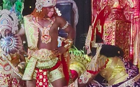 मुरादाबाद में रामलीला का मंचन, अंगद ने रावण को ललकारा:राम-विभीषण मित्रता और रामसेतु निर्माण ने जीता दर्शकों का दिल
