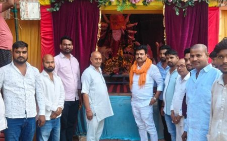 पीपीगंज में प्रतिमा विसर्जन के बाद भंडारा:विधि-विधान से संपन्न हुआ पूजन, बड़ी संख्या में श्रद्धालुओं ने ग्रहण किया प्रसाद