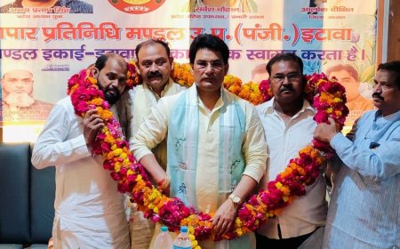 युवा व्यापार मंडल की नई कार्यकारिणी का गठन:सर्वेश सिंह चौहान बोले, व्यापारियों के मान-सम्मान और सुरक्षा के लिए संगठन मजबूत होगा