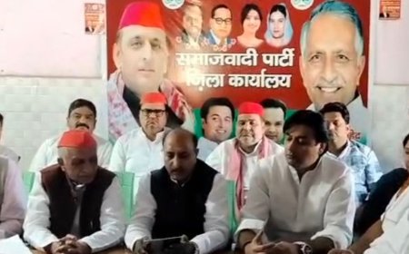 भाजपा पर फर्जी वोट बनवाने का आरोप:सहारनपुर में सपा प्रत्याशी प्रेमेंद्र भाटी बोले- लोकतंत्र कमजोर करने की साजिश