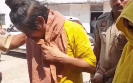 फांसी की सजा के बाद मुस्कान के घर पर सन्नाटा:फैसला आने के बाद घर से बाहर नहीं निकला कोई, परिवार ने नहीं खोला गेट