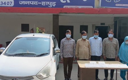 ज्वैलर्स की दुकान से चोरी करने वाला गिरोह पकड़ा गया:एक महिला समेत 5 आरोपी गिरफ्तार, 20 बिछुए और 4 पाजेब बरामद