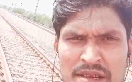 कौशांबी में रेलवे ट्रैक पर मिला युवक का शव:जेब में मंगलसूत्र-सिंदूर और लिपस्टिक, 12 बार आया आरूषी नाम से कॉल