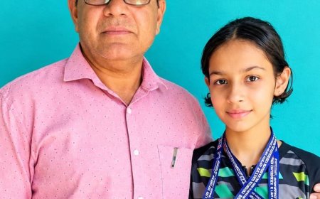 स्केटर मीठी शर्मा ने सात गोल्ड मेडल जीते:उपलब्धि पर कोच और प्रधानाचार्य ने बधाई देते हुए उज्जवल भविष्य की कामना की