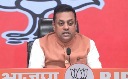 सीजेपी प्रदर्शन पर भाजपा का हमला, संबित पात्रा ने लगाए आगजनी की साजिश के आरोप