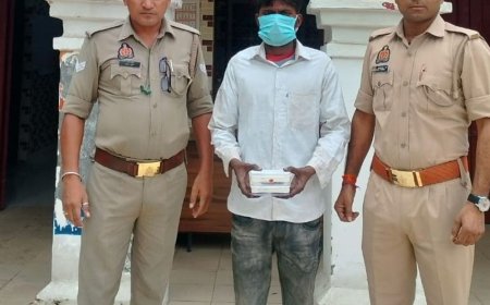 सहारनपुर में महिलाओं के कानों से कुंडल झपटने वाला गिरफ्तार:दो वारदातों का खुलासा, आरोपी से एक कुंडल और 700 रुपये बरामद
