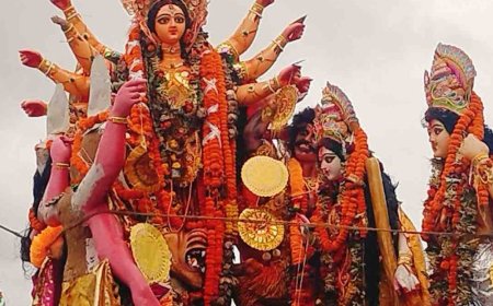 गोरखपुर में 3 हजार दुर्गा प्रतिमाओं का विसर्जन होगा:मजिस्ट्रेट-पुलिस बल तैनात रहेगा, CCTV से निगरानी होगी