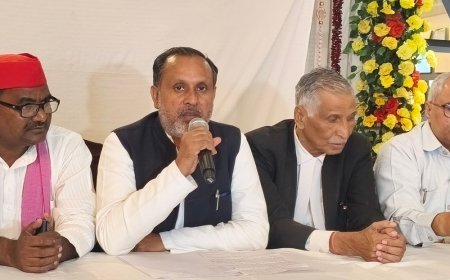 सपा प्रत्याशी डॉ. मानसिंह यादव का डिप्टी सीएम पर पलटवार:बोले- केशव मौर्य का है 'DCM कनेक्शन', जनता सब जानती है