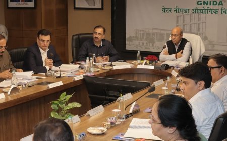 ग्रेटर नोएडा प्राधिकरण ने किसानों को राहत दी:145वीं बोर्ड बैठक में अतिरिक्त मुआवजे, रोजगार केंद्र और नए थाने के लिए जमीन आवंटन को मंजूरी