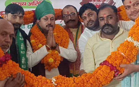 सोनभद्र के विकास में योगदान देना चाहता है राष्ट्रीय लोकदल:रविंद्र पटेल बोले- संसाधनों के बावजूद जिले का अपेक्षित विकास नहीं हुआ