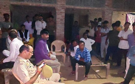 पति ने पत्नी को मारकर खुद को लगाई फांसी:हरदोई में पारिवारिक विवाद में चाकू से पेट पर वार किया