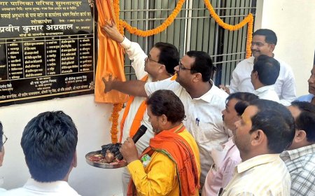 नगर पालिका में नए कार्यालय और स्टोर रूम का उद्घाटन:चेयरमैन प्रवीण अग्रवाल ने किया लोकार्पण, सफाई और अभिलेखों के रखरखाव में मिलेगी मदद