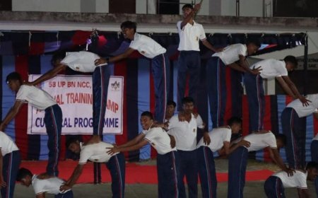 एनसीसी का 10 दिवसीय प्रशिक्षण शिविर:सांस्कृतिक कार्यक्रम प्रस्तुत किए, उत्कृष्ट कैडेट्स को मिले मेडल