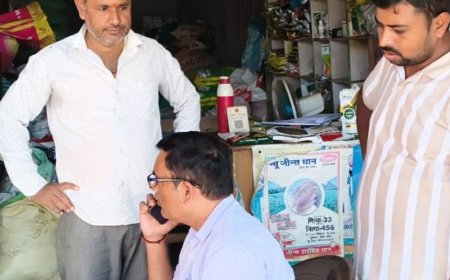 श्रावस्ती में 22 बीज प्रतिष्ठानों की जांच:24 नमूने लिए गए, स्टॉक रजिस्टर और कैश मेमो नहीं मिलने पर तीन को नोटिस जारी
