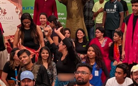 कानपुर में दौड़े फिर खेला डांडिया:जिम वर्कआउट तक सीमित न रहे, सामाजिक गतिविधि बनाना है मुख्य उद्देश्य