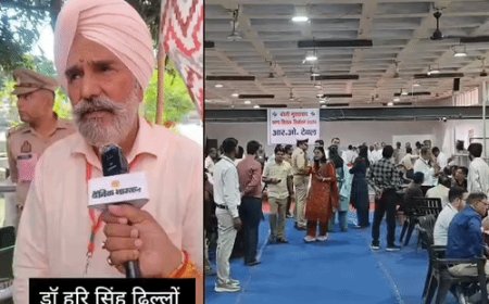 बूथ कैप्चरिंग के आरोपों पर भाजपा प्रत्याशी ने दी चुनौती:डॉ. हरि सिंह ढिल्लो बोले- आरोप लगाने वाले दो स्कूलों के नाम बताएं, जहां बूथ कैप्चरिंग हुई