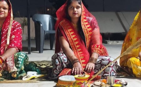 लखनऊ में करवा चौथ का पर्व:महिलाओं ने विधिपूर्वक की पावन पूजा, चंद्र दर्शन संग खोला निर्जला व्रत