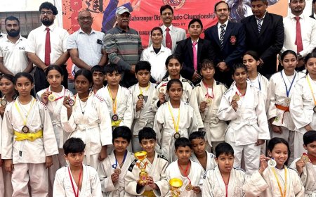 जूडो प्रतियोगिता का पुरस्कार वितरण:अभिनव, श्रेया रानी, रियांश और जारा बने सर्वश्रेष्ठ जूडोका