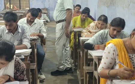 डीएलएड के 24,506 प्रशिक्षणार्थियों की बैक पेपर परीक्षा हुई:शुक्रवार को प्रदेश के 103 केंद्रों पर आयोजित