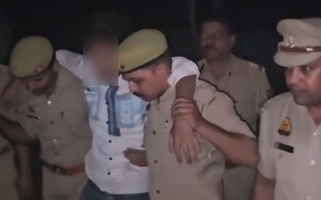 बुलंदशहर में हनी सिंह हत्याकांड का मुख्य आरोपी गिरफ्तार:पुलिस मुठभेड़ में पैर में लगी गोली, अवैध तमंचा और बाइक बरामद; एक साथी फरार