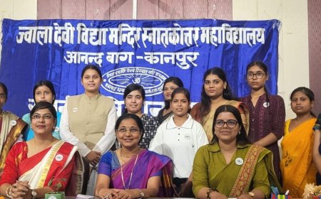 लखनऊ में छात्राओं ने संसद की कार्यप्रणाली समझी:यूथ पार्लियामेंट में छात्राओं ने उठाया महिला आरक्षण का मुद्दा, पक्ष-विपक्ष में दिए तर्क