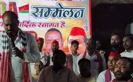 कानपुर में सपा की PDA पंचायत:एटा सांसद देवेश शाक्य पहुंचे, बोले- 2027 का चुनाव भाजपा के लिए चुनौती