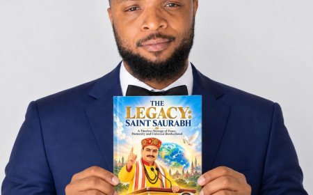 पुस्तक का कवर का विमोचन:संत सौरभ पर आधारित पुस्तक में मिलेंगे जीवन-दर्शन और मानवतावादी विचार