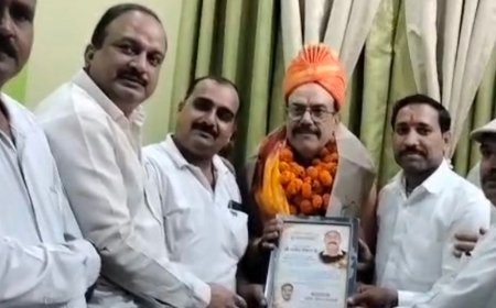 सहारनपुर में संजीव विश्वकर्मा का स्वागत समारोह:धीमान समाज ने भाजपा को 2027 चुनाव में समर्थन का ऐलान किया