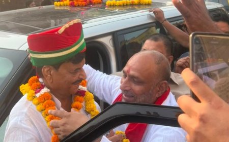 कानपुर देहात में शिवपाल यादव ने भाजपा पर साधा निशाना:राम मंदिर और सनातन को लेकर उठाए सवाल, कहा- अब असली सनातनियों की सरकार बनेगी