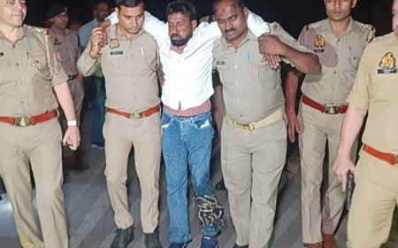 मुजफ्फरनगर में टप्पेबाज पुलिस मुठभेड़ में घायल:महिला से ठगे थे दोनों कुंडल, घेराबंदी पर फायरिंग कर भाग रहा था आरोपी, 14 मुकदमे पहले से हैं दर्ज