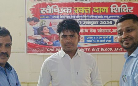 फतेहाबाद में सेवा संकल्प अभियान:सीएचसी में आयोजित हुआ रक्तदान शिविर, युवाओं ने उत्साहपूर्वक किया रक्तदान