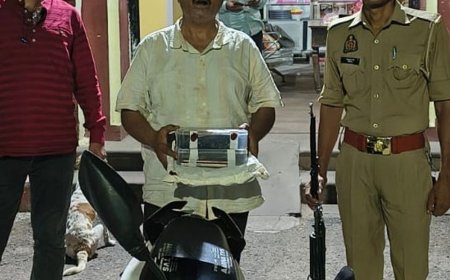 1.75 करोड़ की हेरोइन के साथ तस्कर गिरफ्तार:प्रयागराज में सप्लाई देने जा रहा था, ANTF ने लखनऊ के चौक इलाके से पकड़ा