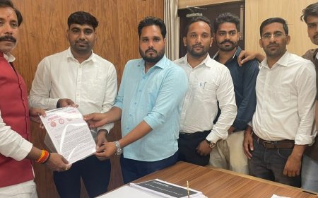 सीएचओ ने कैबिनेट मंत्री को सौंपा मांगों का ज्ञापन:नियमितीकरण, अलग कैडर और वेतन सुधार के लिए सीएचओ ने उठाई मांग