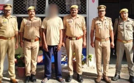 कर्नाटक में पकड़ा गया 50 हजार का इनामी आरोपी:फतेहपुर में 70 वर्षीय बुजुर्ग की हत्या के बाद लंबे समय से फरार था