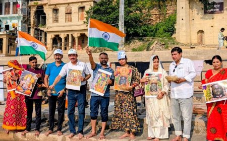 स्वच्छता अभियान का संदेश:विजयदशमी पर नमामि गंगे ने दिया ‘स्वच्छता से संपन्नता’ का संदेश