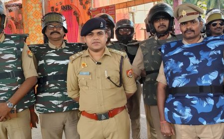मिल्कीपुर में 485 दुर्गा प्रतिमाओं का होगा विसर्जन, पुलिस अलर्ट:सीओ बोले- अराजकता फैलाने वालों पर रहेगी कड़ी नजर