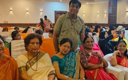 लखनऊ में सांस्कृतिक महोत्सव आयोजित:वन्दे मातरम् के 150 वर्ष पूरे होने पर महिलाओं ने प्रस्तुति दी